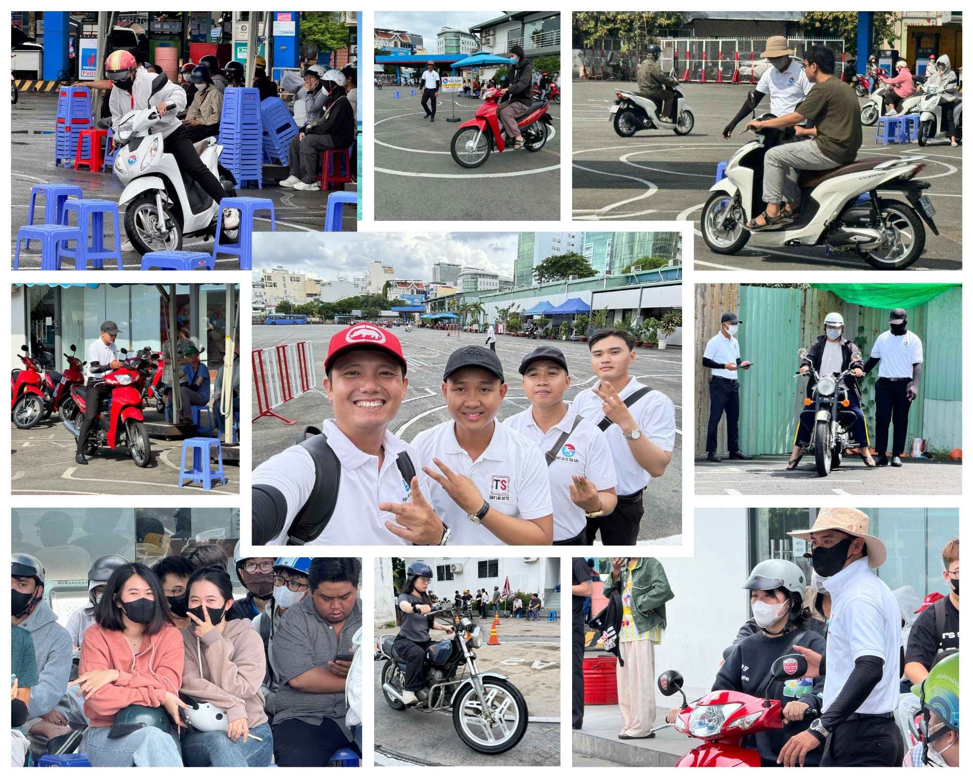 Các hình ảnh hoạt động của giáo viên dạy lái xe tân sơn